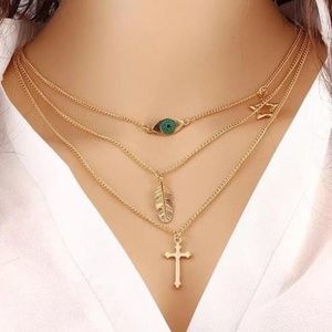 Trendy Multi-Layer Gold Necklace